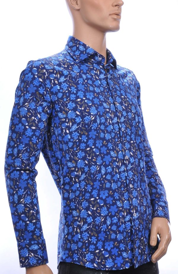 CORRINO TOMMY HILFIGER Suitable Vanguard OLYMP State of Art Blue Industry A fish named fred Wolff Blitz Moncler DIOR Philipp Plein PRADA Louis Vuitton GUCCI VERSACE KENZO Dsquared2 Levi's CHASIN G-STAR DOLCE & GABBANA DIESEL PME LEGEND WAM DENIM LACOSTE slim fit allover bloemen dessin heren overhemd Navy