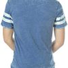 Two Bucks Berlin 89 exclusieve slim fit heren T-Shirt Blauw