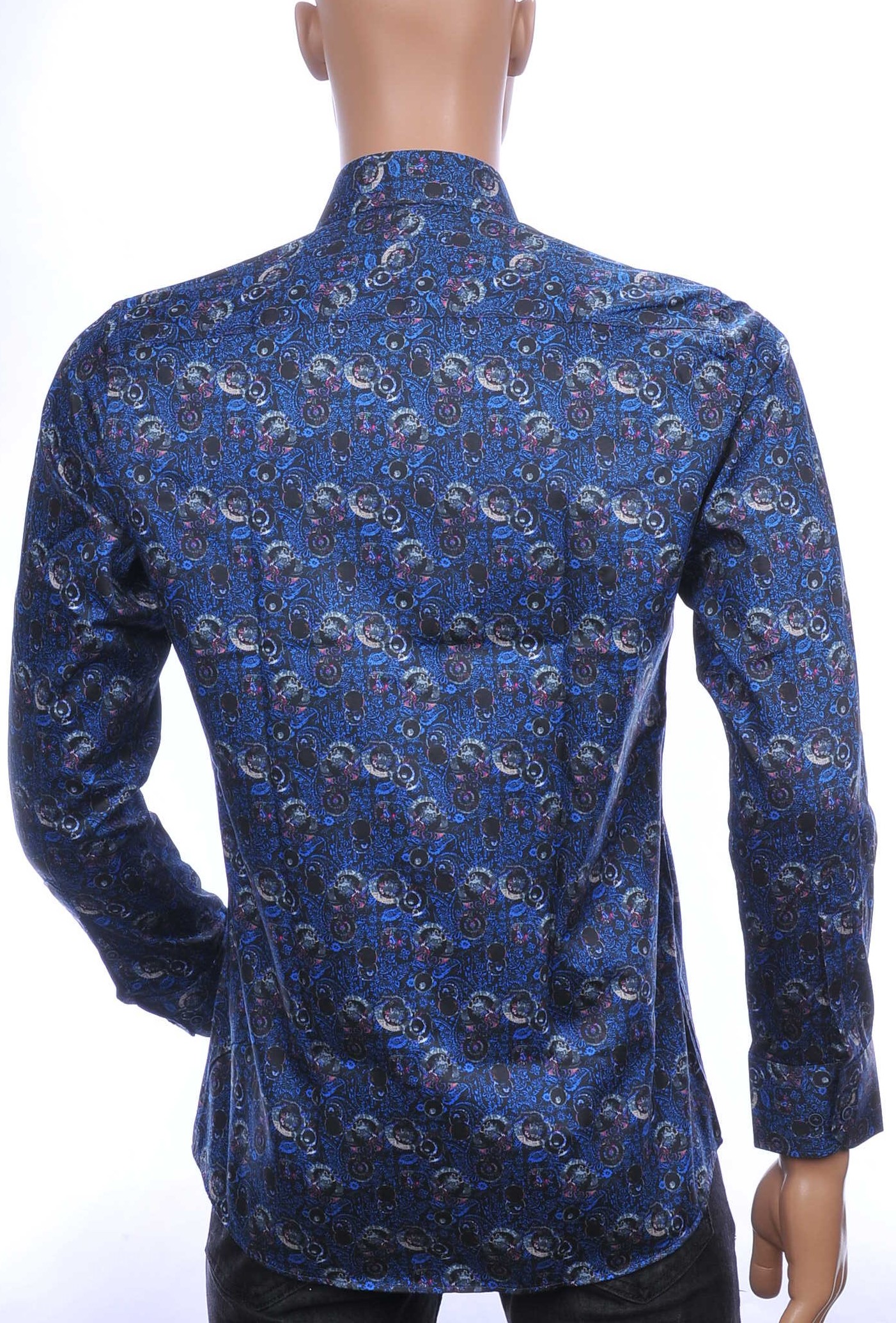 CORRINO OLYMP State of Art Blue Industry A fish named fred Wolff Blitz Moncler DIOR Philipp Plein PRADA Louis Vuitton GUCCI VERSACE KENZO Dsquared2 Levi's CHASIN G-STAR DOLCE & GABBANA DIESEL PME LEGEND WAM DENIM LACOSTE modern fit allover bloemen dessin heren overhemd Navy