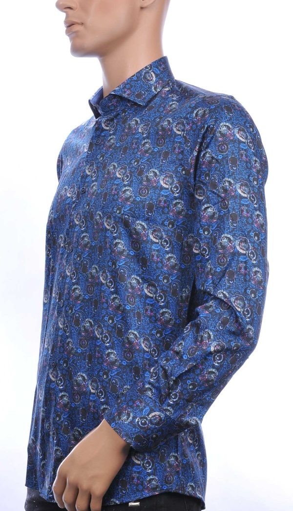 CORRINO OLYMP State of Art Blue Industry A fish named fred Wolff Blitz Moncler DIOR Philipp Plein PRADA Louis Vuitton GUCCI VERSACE KENZO Dsquared2 Levi's CHASIN G-STAR DOLCE & GABBANA DIESEL PME LEGEND WAM DENIM LACOSTE modern fit allover bloemen dessin heren overhemd Navy