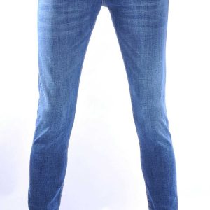 AMSTERDAM PREMIUM Trendy Vintage Wassing Slim Fit Stretch Heren Jeans – Blauw | Moderne, Stoere en Comfortabele Heren Jeans