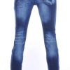 ICON trendy gescheurde slim fit heren jeans Blauw