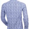 Pazzo OLYMP State of Art Blue Industry A fish named fred Wolff Blitz Moncler DIOR Philipp Plein PRADA Louis Vuitton GUCCI VERSACE KENZO Dsquared2 Levi's CHASIN G-STAR DOLCE & GABBANA DIESEL PME LEGEND WAM DENIM LACOSTE trendy allover modern dessin heren overhemd Blauw