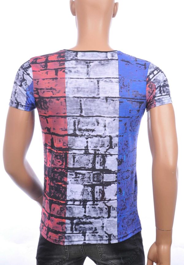 Young & Rich trendy allover modern motieven print heren skull T-Shirt Zwart
