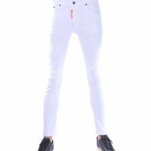 ICON2 jeans, gescheurde witte jeans heren, skinny fit heren jeans, slim fit heren jeans wit, stretch jeans heren, hipster jeans heren, streetwear jeans heren, verfspatten jeans, trendy heren broek, urban fashion heren, designer jeans heren, heren jeans met scheuren, witte streetstyle jeans, online jeans kopen, online jeans bestellen, Kledingwinkel in Nijmegen, Charra in Nijmegen