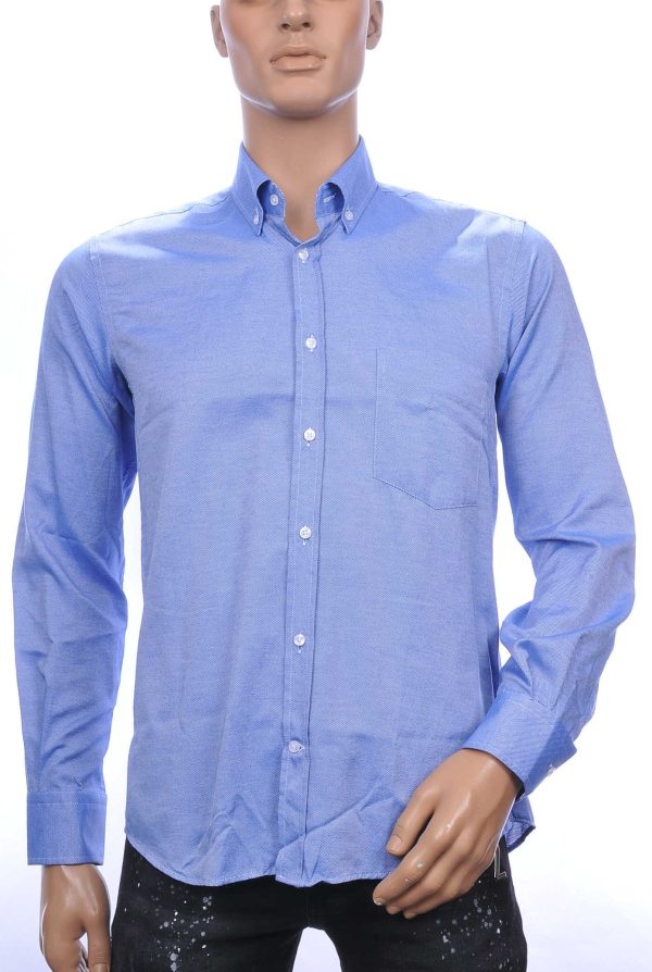 CORRINO TOMMY HILFIGER Suitable Vanguard OLYMP State of Art Blue Industry A fish named fred Wolff Blitz Moncler DIOR Philipp Plein PRADA Louis Vuitton GUCCI VERSACE KENZO Dsquared2 Levi's CHASIN G-STAR DOLCE & GABBANA DIESEL PME LEGEND WAM DENIM LACOSTE regular fit button down heren overhemd met borstzak Lichtblauw