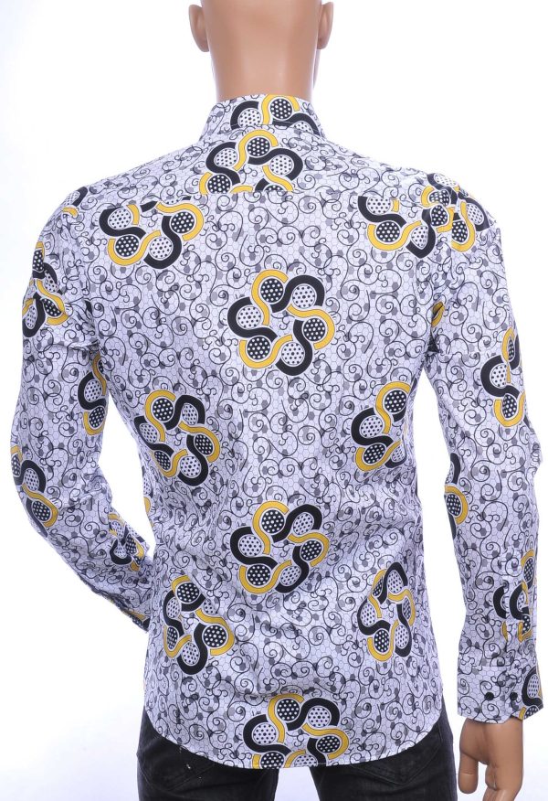 CORRINO TOMMY HILFIGER Suitable Vanguard OLYMP State of Art Blue Industry A fish named fred Wolff Blitz Moncler DIOR Philipp Plein PRADA Louis Vuitton GUCCI VERSACE KENZO Dsquared2 Levi's CHASIN G-STAR DOLCE & GABBANA DIESEL PME LEGEND WAM DENIM LACOSTE slim fit allover achthoek voetbal dessin heren overhemd Wit
