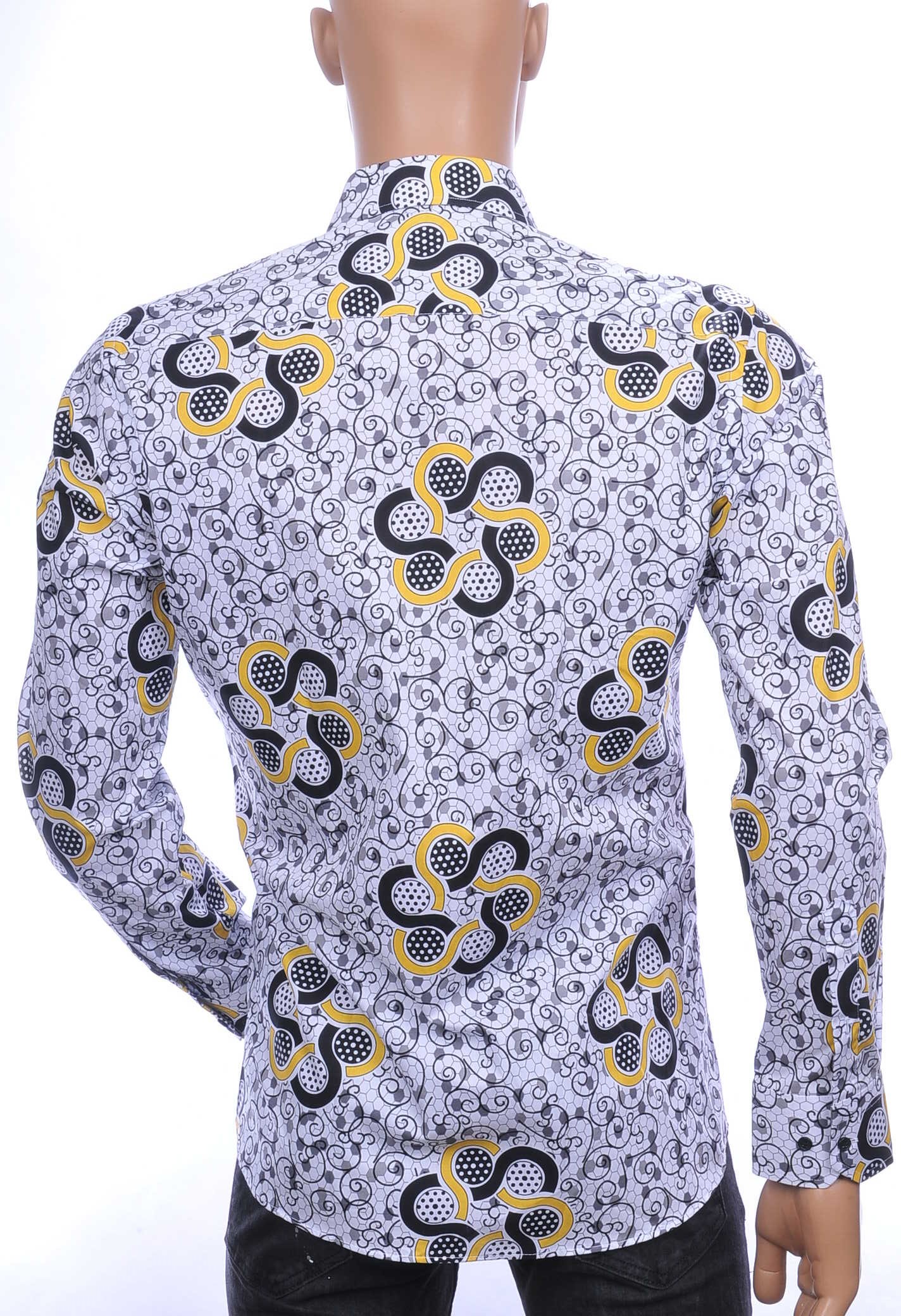 CORRINO TOMMY HILFIGER Suitable Vanguard OLYMP State of Art Blue Industry A fish named fred Wolff Blitz Moncler DIOR Philipp Plein PRADA Louis Vuitton GUCCI VERSACE KENZO Dsquared2 Levi's CHASIN G-STAR DOLCE & GABBANA DIESEL PME LEGEND WAM DENIM LACOSTE slim fit allover achthoek voetbal dessin heren overhemd Wit