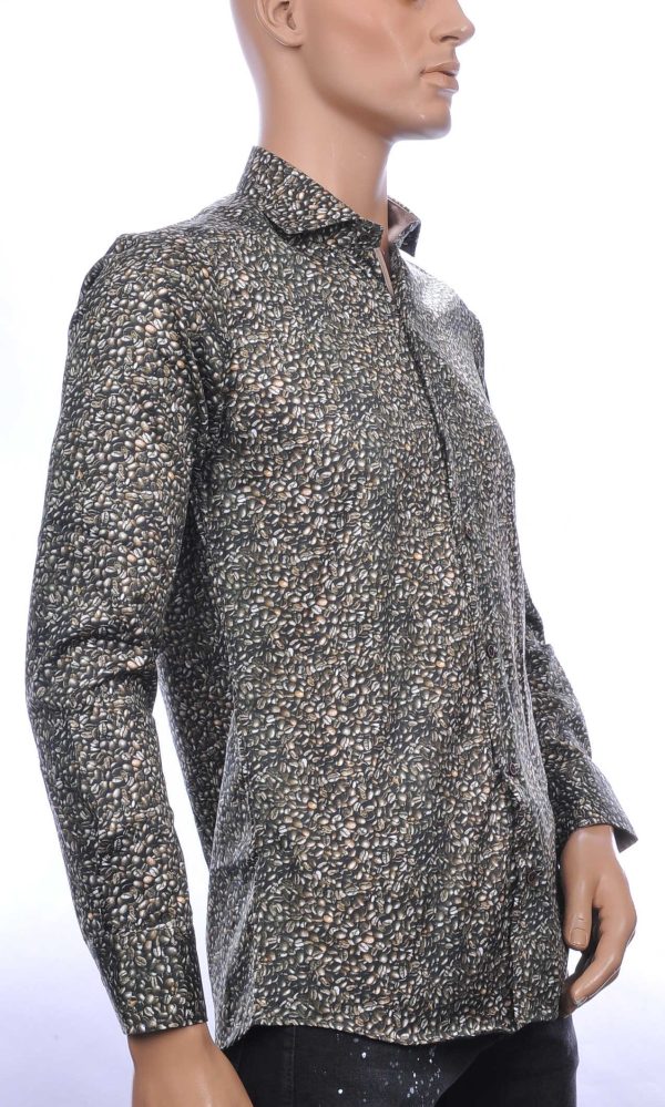 CORRINO TOMMY HILFIGER Suitable Vanguard OLYMP State of Art Blue Industry A fish named fred Wolff Blitz Moncler DIOR Philipp Plein PRADA Louis Vuitton GUCCI VERSACE KENZO Dsquared2 Levi's CHASIN G-STAR DOLCE & GABBANA DIESEL PME LEGEND WAM DENIM LACOSTE slim fit allover koffiebonen dessin heren overhemd Khaki