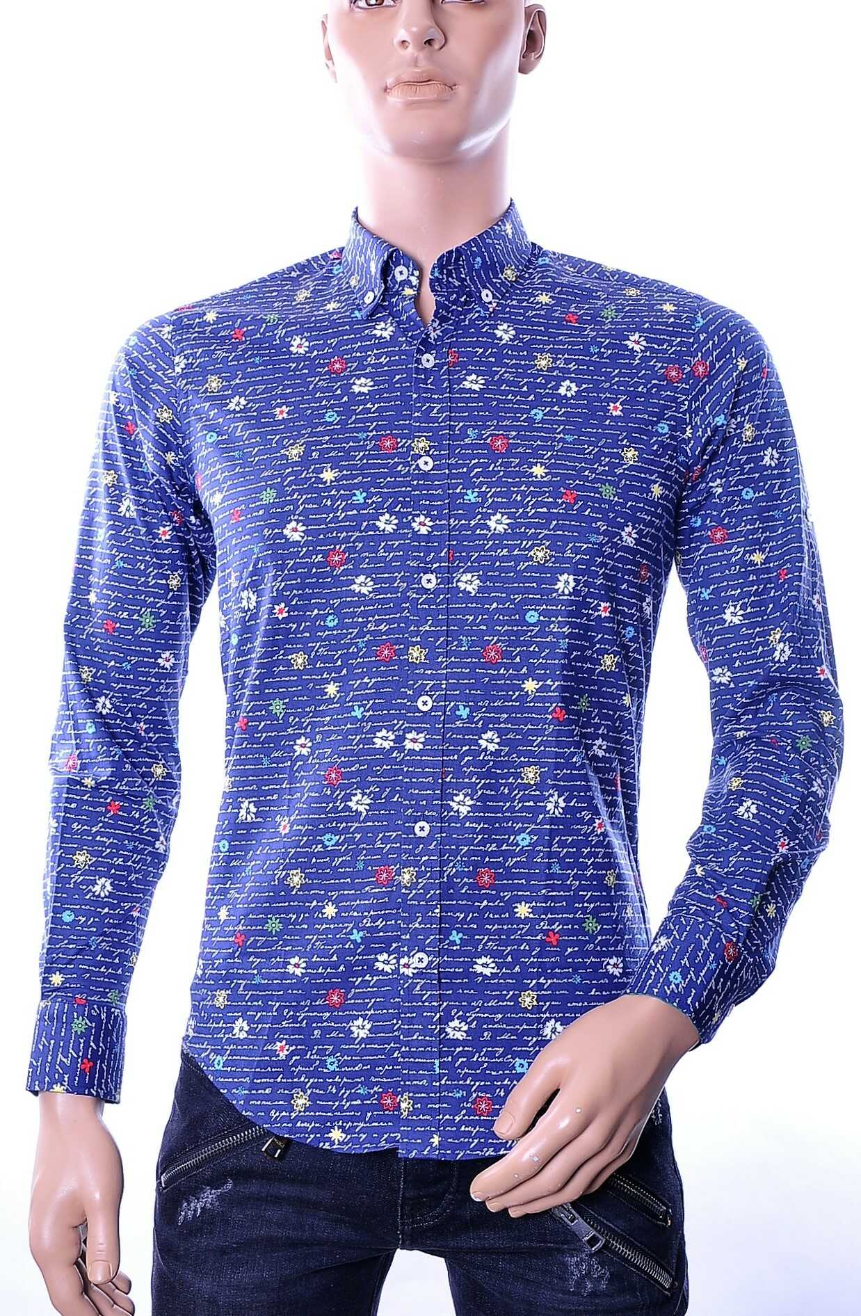 Twayn OLYMP State of Art Blue Industry A fish named fred Wolff Blitz Moncler DIOR Philipp Plein PRADA Louis Vuitton GUCCI VERSACE KENZO Dsquared2 Levi's CHASIN G-STAR DOLCE & GABBANA DIESEL PME LEGEND WAM DENIM LACOSTE hippie slim fit allover teksten dessin heren overhemd Navy