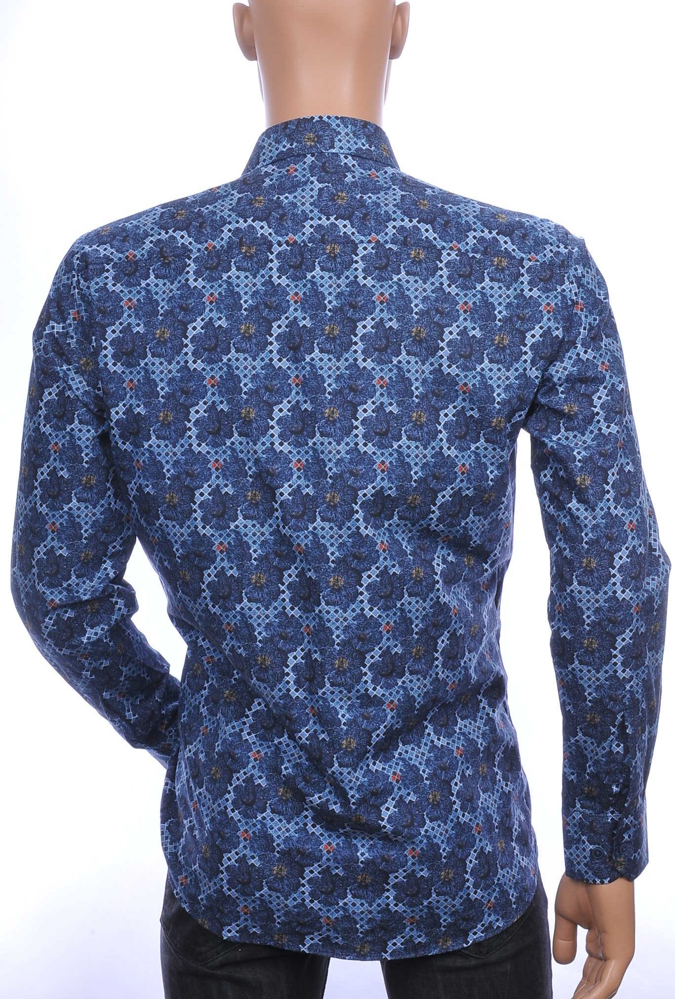 CORRINO OLYMP State of Art Blue Industry A fish named fred Wolff Blitz Moncler DIOR Philipp Plein PRADA Louis Vuitton GUCCI VERSACE KENZO Dsquared2 Levi's CHASIN G-STAR DOLCE & GABBANA DIESEL PME LEGEND WAM DENIM LACOSTE regular fit allover bloemen dessin heren overhemd Navy