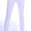 Montfleuri effen witte kleur slim fit heren stretch jeans Wit