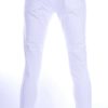 Montfleuri effen witte kleur slim fit heren stretch jeans Wit