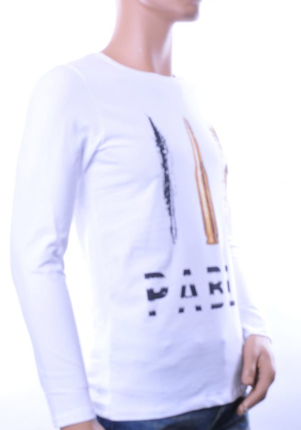 LAGOS trendy Pablo Escobar heren sweatshirt, L175 Wit