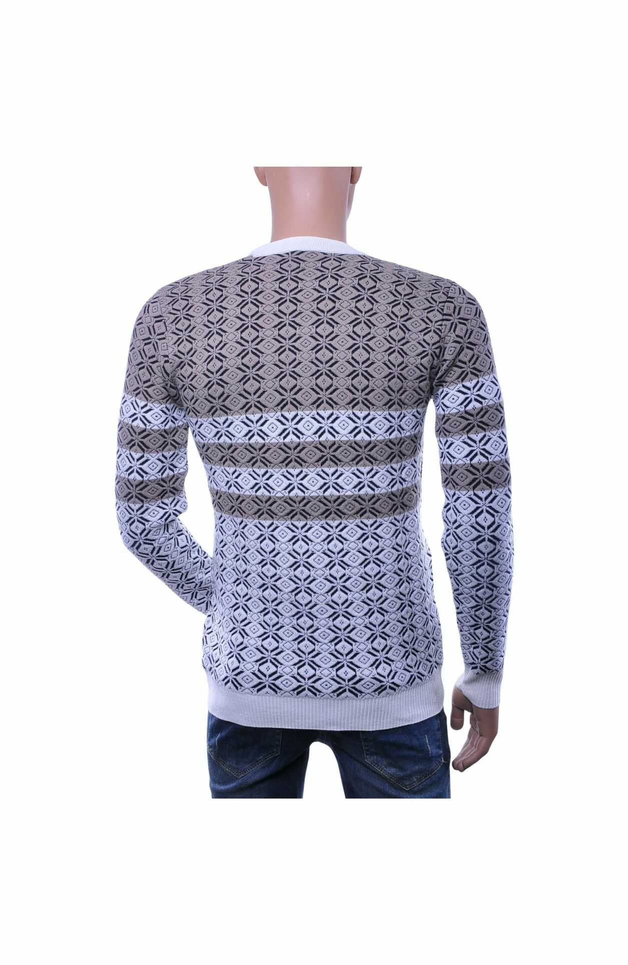 woolline heren trui, heren trui ronde hals, dunne heren trui, trendy heren pullover, heren trui met patroon, streetwear heren trui, moderne knitwear heren, slim fit heren trui, heren trui blauw wit, fashionable heren kleding, heren mode Nijmegen, CHARRA herenmode, chique casual heren trui, online trui kopen, trui kopen in Nijmegen, Goedkoop heren trui kopen