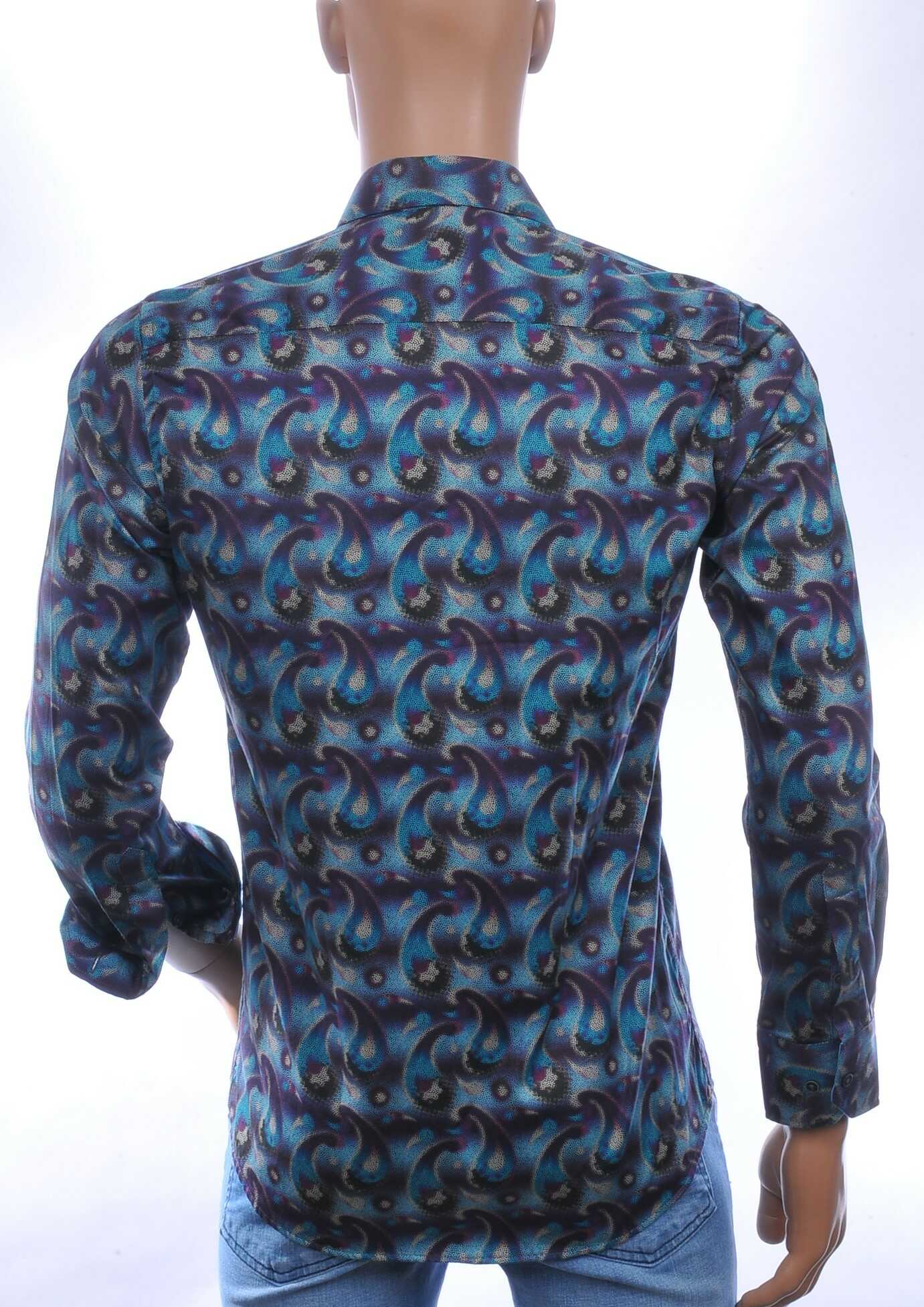 CORRINO Italiaans Slim Fit Heren Overhemd met Allover Paisley Dessin – Groen