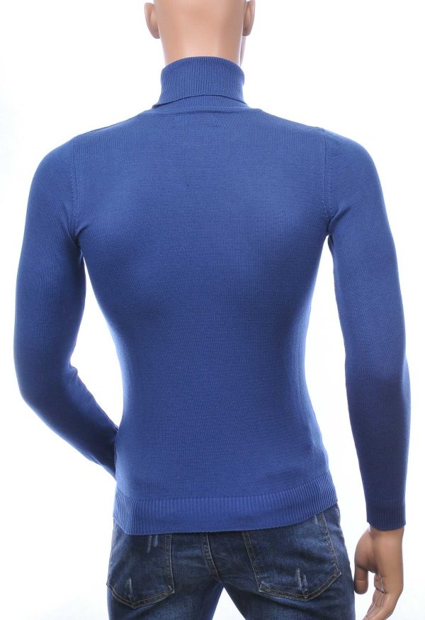 Moda Aprol Moncler DIOR Philipp Plein PRADA Louis Vuitton GUCCI VERSACE KENZO Dsquared2 Levi's CHASIN G-STAR DOLCE & GABBANA DIESEL PME LEGEND WAM DENIM LACOSTE trendy dunne heren coltrui Blauw