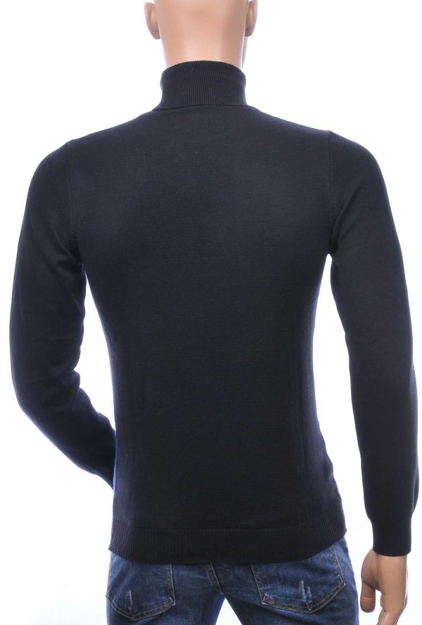Moda Aprol Moncler DIOR Philipp Plein PRADA Louis Vuitton GUCCI VERSACE KENZO Dsquared2 Levi's CHASIN G-STAR DOLCE & GABBANA DIESEL PME LEGEND WAM DENIM LACOSTE trendy dunne heren coltrui Zwart