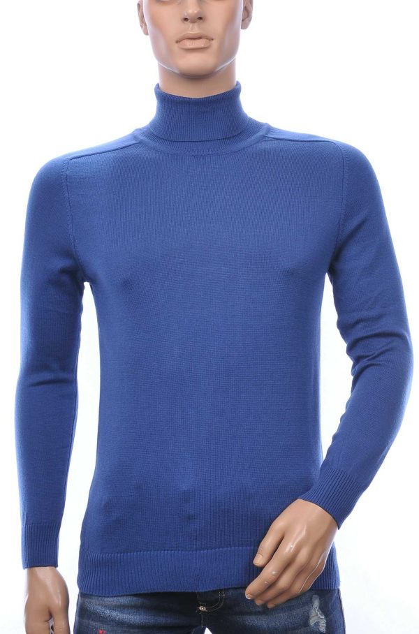 New-Artist Moncler DIOR Philipp Plein PRADA Louis Vuitton GUCCI VERSACE KENZO Dsquared2 Levi's CHASIN G-STAR DOLCE & GABBANA DIESEL PME LEGEND WAM DENIM LACOSTE trendy dunne heren coltrui Blauw