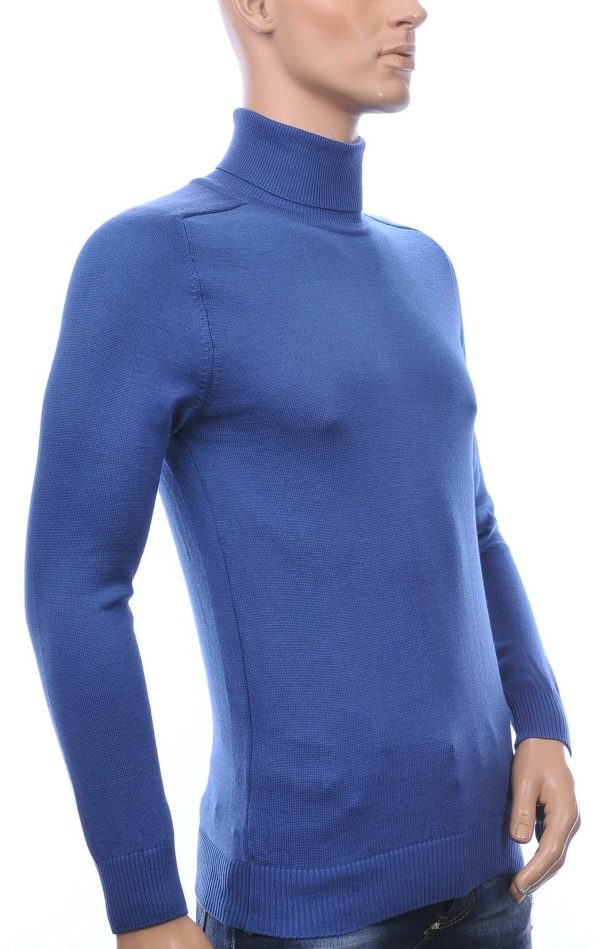 New-Artist Moncler DIOR Philipp Plein PRADA Louis Vuitton GUCCI VERSACE KENZO Dsquared2 Levi's CHASIN G-STAR DOLCE & GABBANA DIESEL PME LEGEND WAM DENIM LACOSTE trendy dunne heren coltrui Blauw