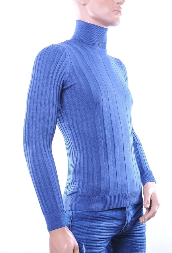 New-Artist Moncler DIOR Philipp Plein PRADA Louis Vuitton GUCCI VERSACE KENZO Dsquared2 Levi's CHASIN G-STAR DOLCE & GABBANA DIESEL PME LEGEND WAM DENIM LACOSTE trendy dunne heren coltrui Blauw