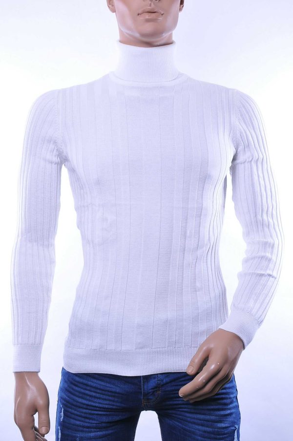 New-Artist Moncler DIOR Philipp Plein PRADA Louis Vuitton GUCCI VERSACE KENZO Dsquared2 Levi's CHASIN G-STAR DOLCE & GABBANA DIESEL PME LEGEND WAM DENIM LACOSTE trendy dunne heren coltrui Wit