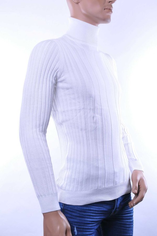 New-Artist Moncler DIOR Philipp Plein PRADA Louis Vuitton GUCCI VERSACE KENZO Dsquared2 Levi's CHASIN G-STAR DOLCE & GABBANA DIESEL PME LEGEND WAM DENIM LACOSTE trendy dunne heren coltrui Wit