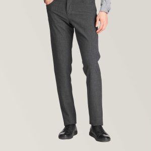 Alberto Regular fit heren nette pantalon broek Ceramica Tom Grijs