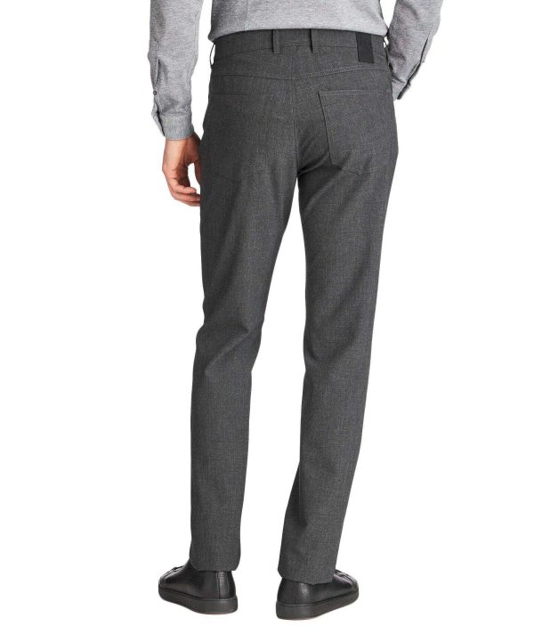 Alberto Regular fit heren nette pantalon broek Ceramica Tom Grijs