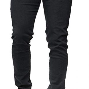 Red Bridge effen zwarte kleur slim fit heren skinny jeans Zwart