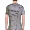 Red Bridge exclusieve slim fit heren skull T-Shirt Khaki