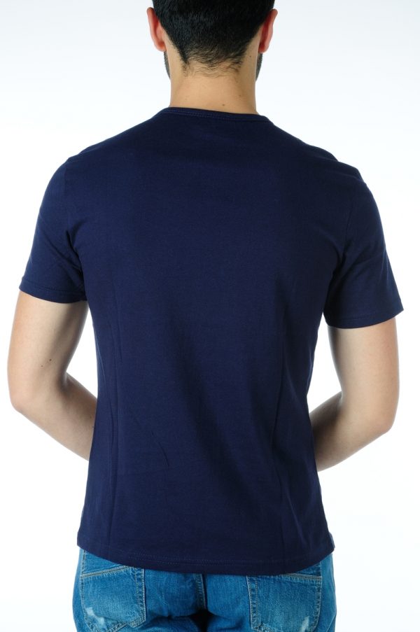 Ricardi trendy modern fit ronde hals heren skull T-shirt Navy