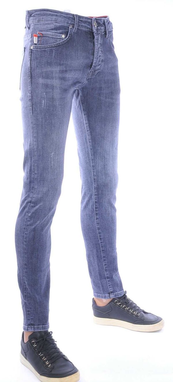 AMSTERDAM PREMIUM Vintage Slim Fit Stretch Heren Jeans – Zwart