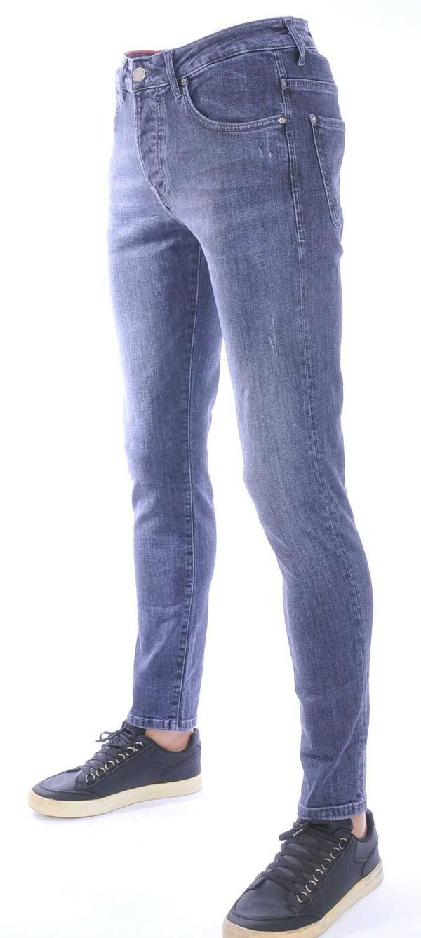 AMSTERDAM PREMIUM Vintage Slim Fit Stretch Heren Jeans – Zwart