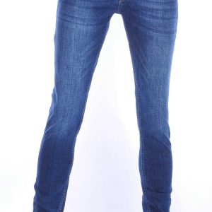 BLACKROCK trendy gewassen slim fit stretch heren jeans Blauw