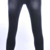 MONTFLEURI hippie gescheurde slim fit stretch heren jeans Zwart