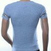 Oxcid trendy ronde hals T-Shirt met modern print Grijs