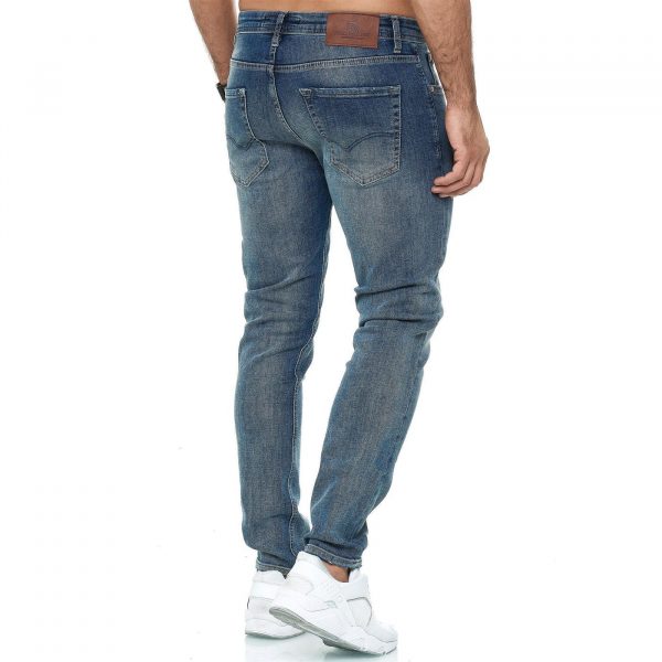 Red Bridge Dsquared2 Levi's CHASIN G-STAR DOLCE & GABBANA DIESEL PME LEGEND WAM DENIM gewassen slim fit heren stretch jeans Blauw