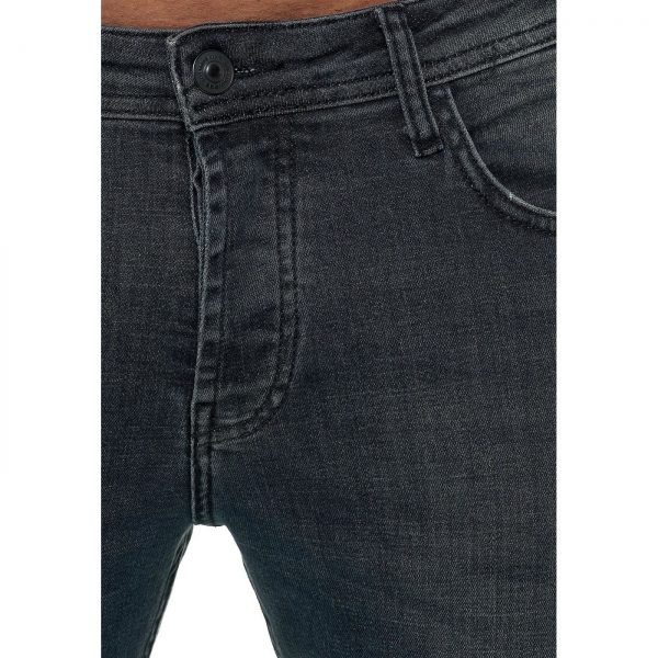 Red Bridge Philipp Plein PRADA Louis Vuitton GUCCI VERSACE KENZO Dsquared2 Levi's CHASIN G-STAR DOLCE & GABBANA DIESEL PME LEGEND WAM DENIM LACOSTE trendy gewassen slim fit heren stretch jeans Antraciet