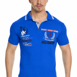 EMI MAY trendy heren polo T-Shirt Rood