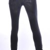 DOGER Hippie Gescheurde Slim Fit Heren Jeans - Zwart