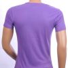 DISSIDENT trendy slim fit TANKMAN print ronde hals heren T-Shirt Paars