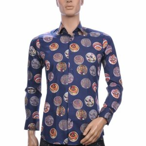 Corrino heren overhemd, Corrino slim fit overhemd, heren overhemd met print, Corrino overhemd katoen, allover dessin heren overhemd, kleurrijk heren overhemd, slim fit overhemd heren, trendy herenoverhemd, Corrino overhemd kopen, heren overhemd CHARRA, trendy herenmode Nijmegen, Corrino overhemd aanbieding, Italiaanse overhemd, Goedkoop overhemd