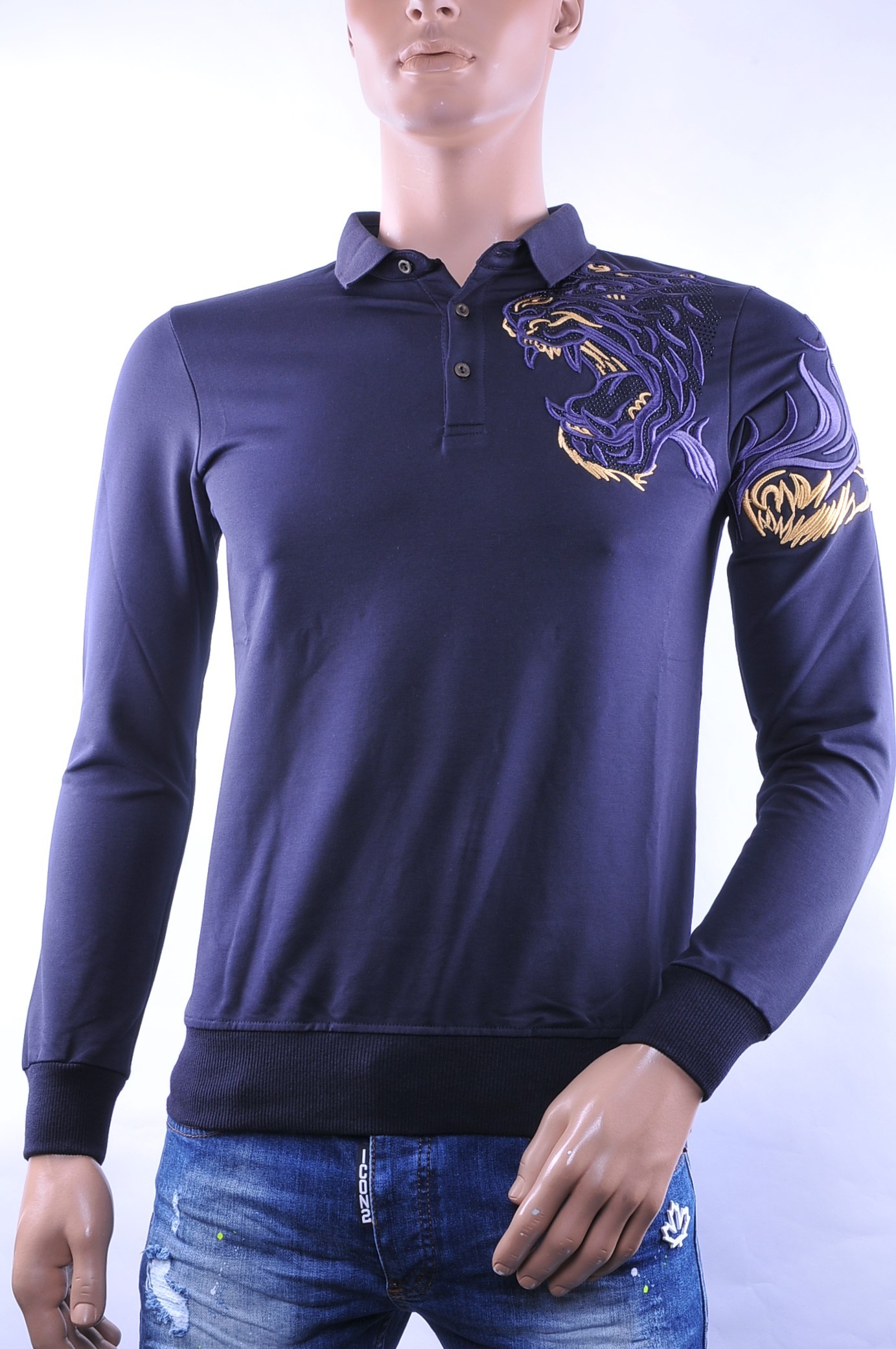 Ci-Borg/Les Designers heren poloshirt/trui Navy