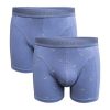 Zaccini 2-pack perfect fit allover sharks / haaien print Boxershorts Lichtblauw
