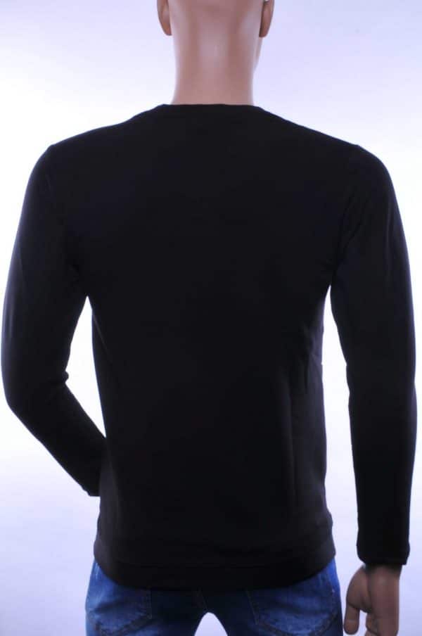BlackRock Versage ronde hals allover modern dessin heren sweatshirt Zwart