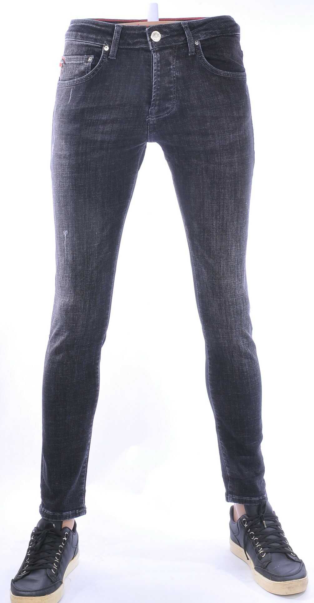 AMSTERDAM PREMIUM Vintage Slim Fit Stretch Heren Jeans – Zwart | Trendy, Comfortabel & Duurzaam voor de Moderne Man