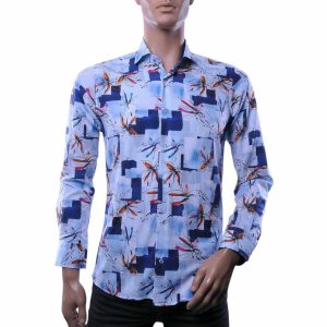 Corrino overhemd heren, Slim fit heren overhemd bloemen, Groen bloemen overhemd heren, Corrino slim fit overhemd, Heren overhemd katoen, Trendy heren overhemd, Overhemd met bloemenprint, Casual chic heren overhemd, Zomer overhemd heren, Overhemd voor werk en vrije tijd, Italiaanse overhemd, goedkoop overhemd, online overhemd bestellen