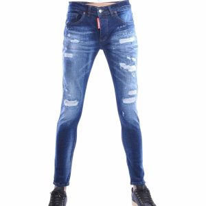 heren jeans blauw icon2 slim fit