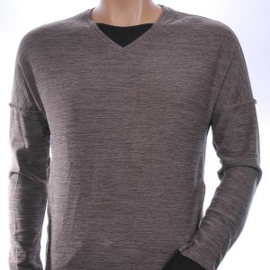CIRCUS RED Trendy Regular Fit V-Hals met Gemêleerd Dessin Heren Dunne Trui – Bruin | Comfortabele en Modieuze Herentrui voor Elk Seizoen